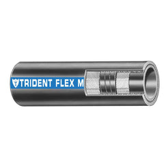 Trident Marine 100-1006 1" x 50' Coil Flex Marine Wet Exhaust & Water Hose - Black