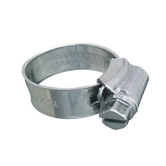 Trident Marine 705-1001 316 SS Non-Perforated Worm Gear Hose Clamp - 3/8" Band - (1-1/16" &ndash; 1-1/2") Clamping Range - 10-Pack - SAE Size 16