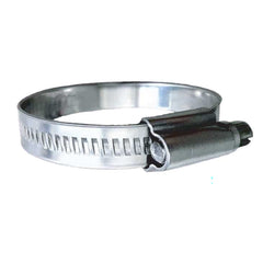 Trident Marine 710-1381 316 SS Non-Perforated Worm Gear Hose Clamp - 3/8" Band - (1-1/2" - 2") Clamping Range - 10-Pack - SAE Size 24
