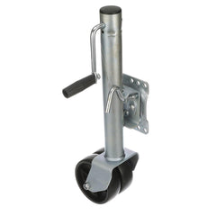 Attwood 11126-4 Fold-Up Trailer Jack - 1500 lb Capacity - Dual Wheel