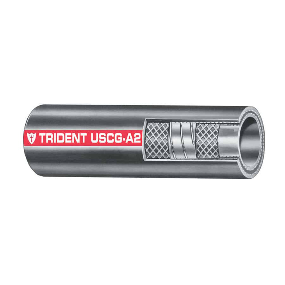 Trident Marine 327-1126 1-1/2" x 50' Coil Type A2 Fuel Fill Hose