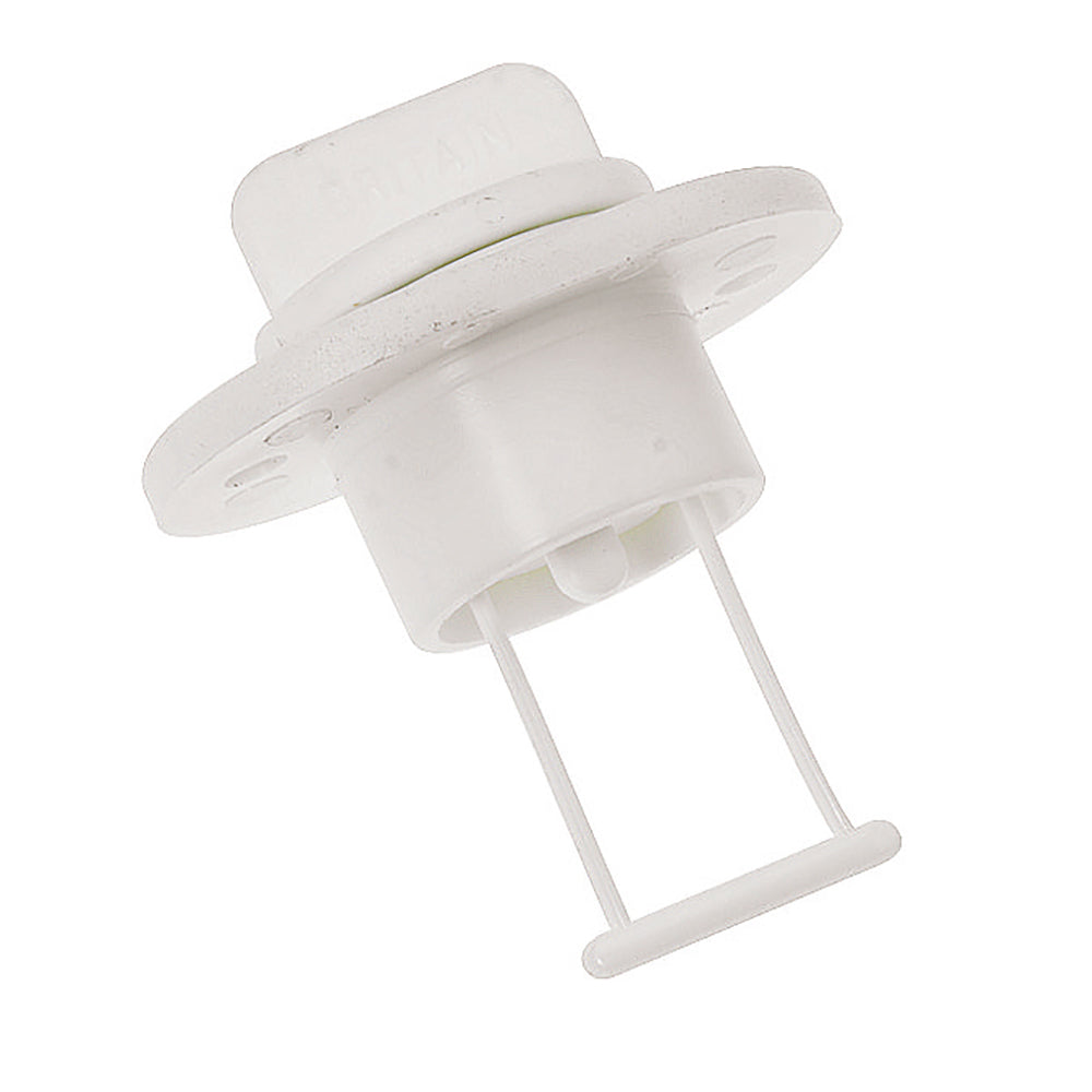 Barton Marine 42358 Drain Plug and Socket - White 15mm (19/32") Bore