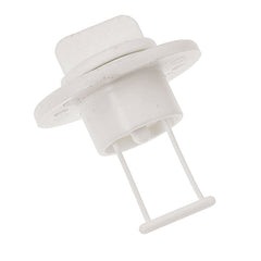 Barton Marine 42358 Drain Plug and Socket - White 15mm (19/32") Bore