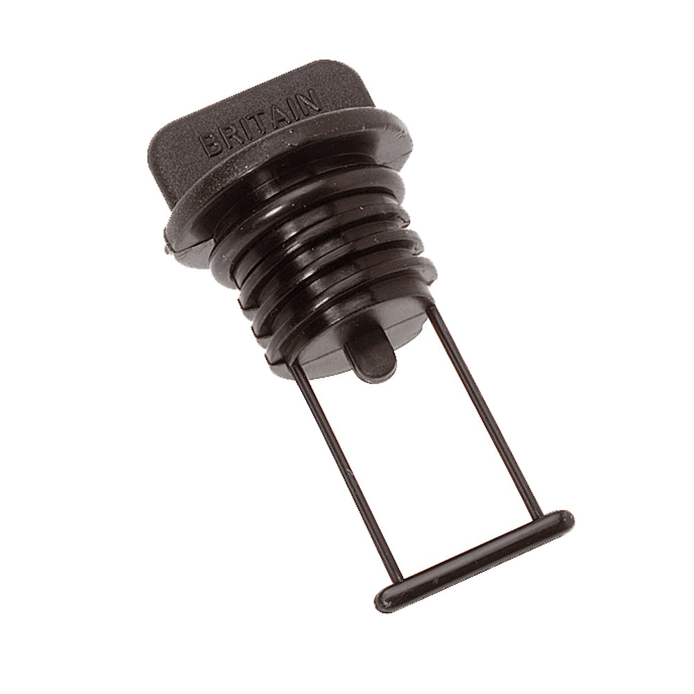 Barton Marine 42357 Drain Plug - Black 15mm (19/32")