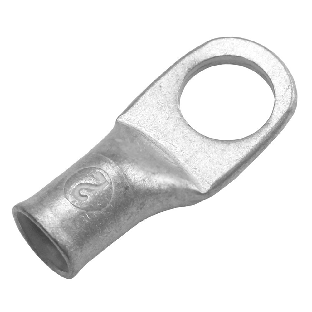 Pacer TAE2-12R-10 Tinned Lug 2 AWG - 1/2" Stud Size - 10 Pack
