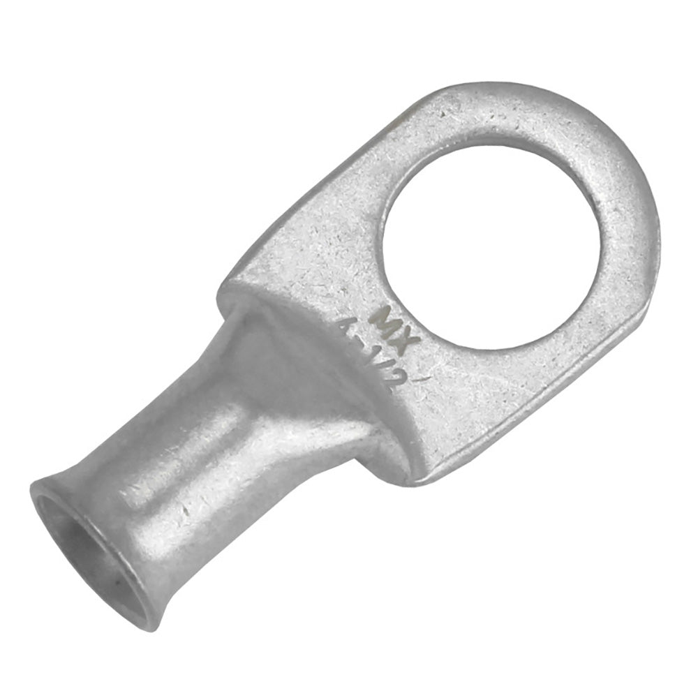 Pacer TAE4-12R-10 Tinned Lug 4 AWG - 1/2" Stud Size - 10 Pack