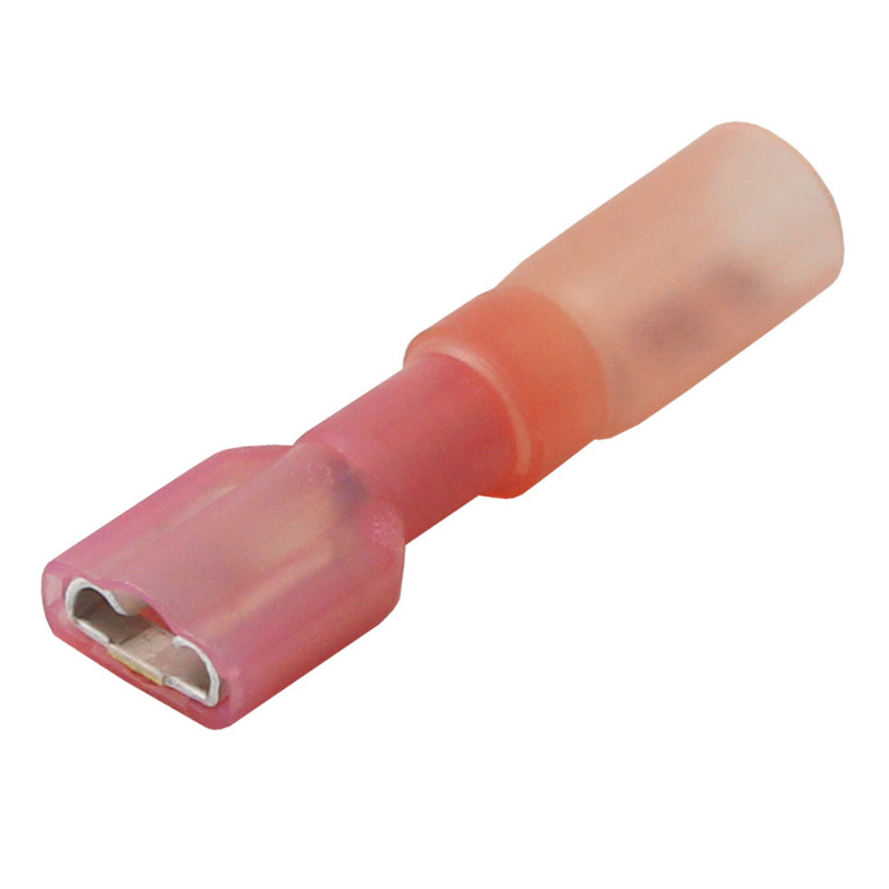 Pacer TDE18-250FI-3 22-18 AWG Heat Shrink Female Disconnect - 3 Pack