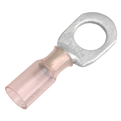 Pacer TE8-12R-25 8 AWG Heat Shrink Ring Terminal - 1/2" Stud Size - 25 Pack