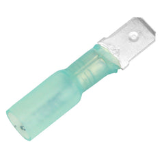 Pacer TDE14-250M-100 16-14 AWG Heat Shrink Male Disconnect - 100 Pack