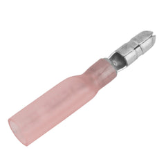 Pacer TBPE18-156-100 22-18 AWG Heat Shrink Male Bullet Terminal - 100 Pack