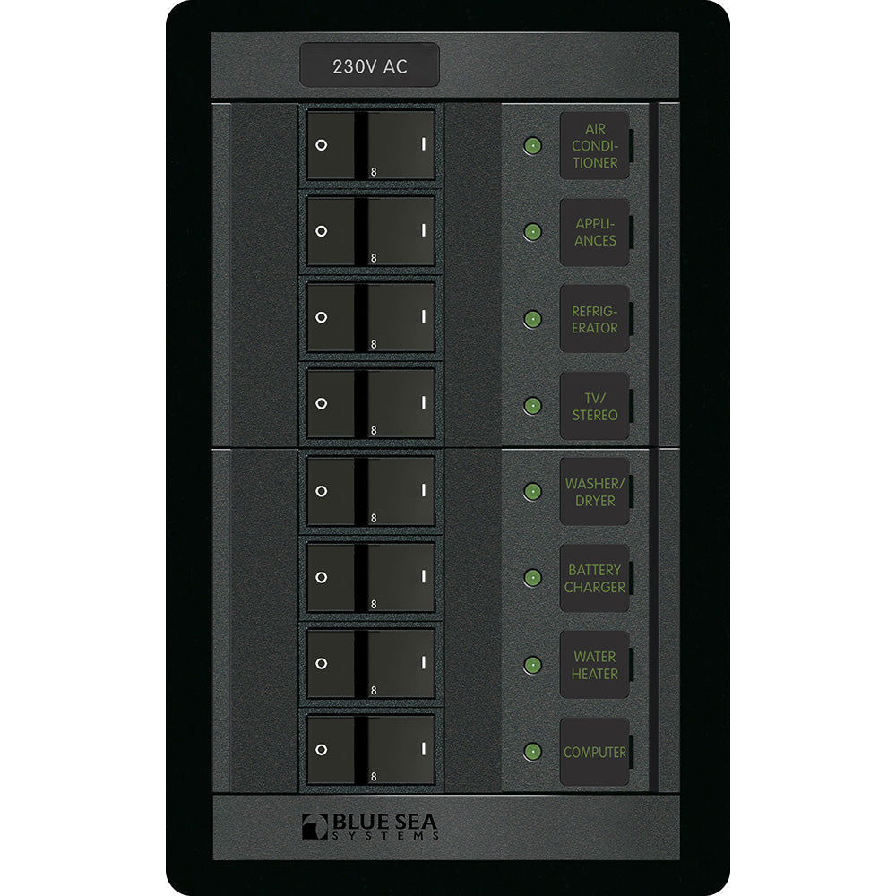 Blue Sea 1229 230 Volt AC 8 Position 360 Panel