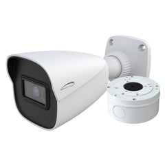 Speco O4B9 4MP H.265 AI Bullet IP IR Camera - 2.8mm Lens & Junction Box