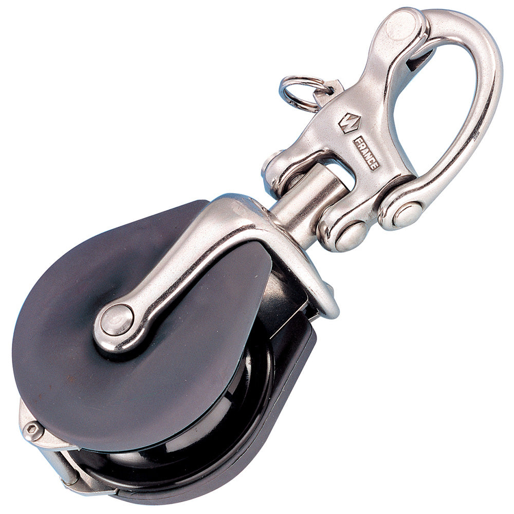 Wichard 34500 Snatch Block w/Snap Shackle - Max Rope Size 12mm (15/32")