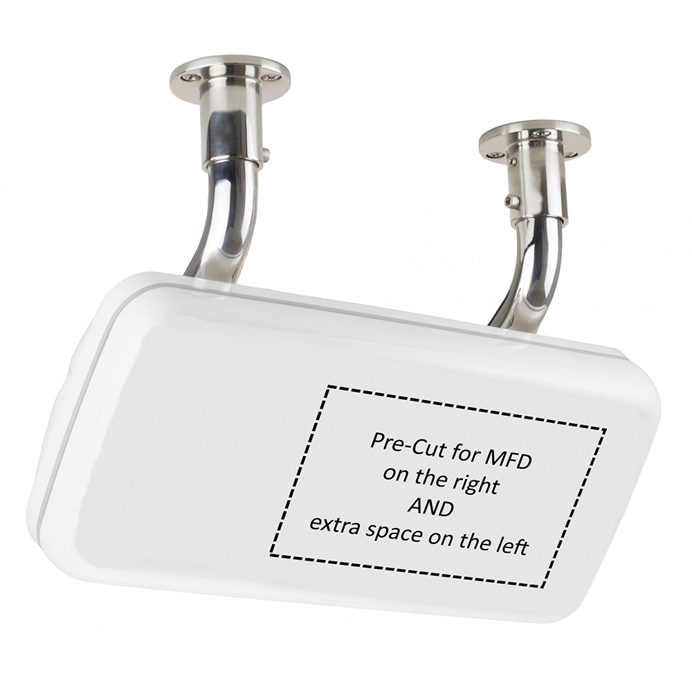 NavPod GP1500-43 SystemPod Pre-Cut f/Garmin GPSMAP 723/723xsv/743/743xsv On Right & Extra Space On Left f/9.5" Wide Guard