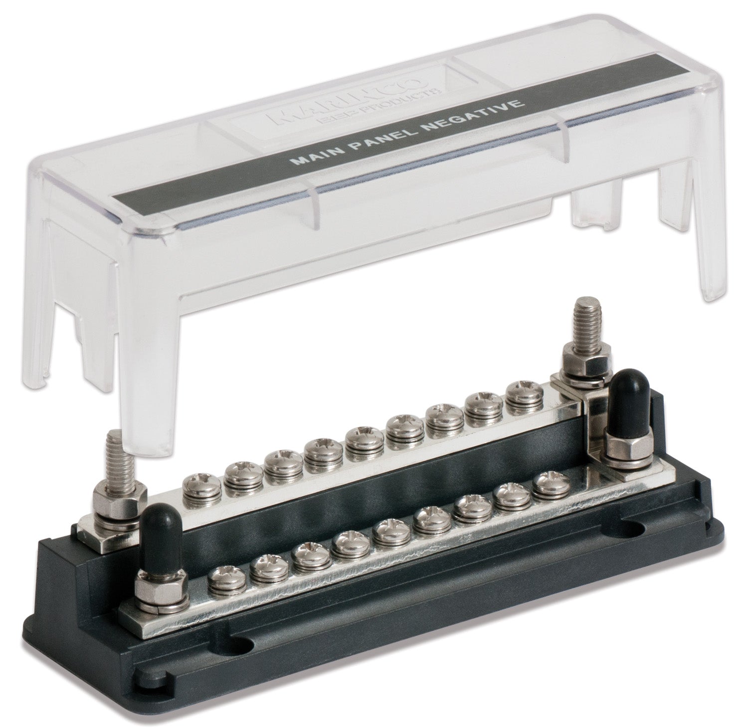 BEP BEP777Z18W200 Bar 18 Way Buss Bar 4 1/4" Studs 18 5/32 Terminals 200A 50V DC
