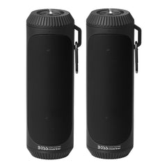 Boss BOLTBLK Portable Bluetooth Speaker - Black, Pair