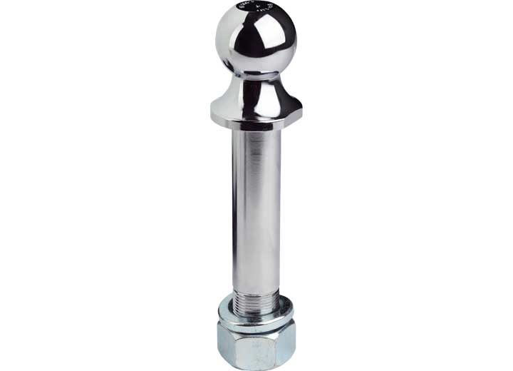 Camco 48759 Hitch Ball Chrome Rated 6000 2in X 11/4in X 65/8in (R3)