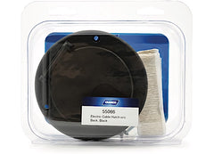 Camco 55066 Electric Cable Hatch W/O Back Black