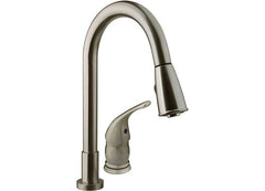Dura Faucet Df-Nmk503-Sn Pulldown Rv Kitchen Faucet Brushed Satin Nickel