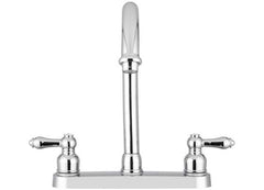 Dura Faucet Df-Pk340l-Cp Nonmetallic Hirise Rv Kitchen Faucet Chrome Polished