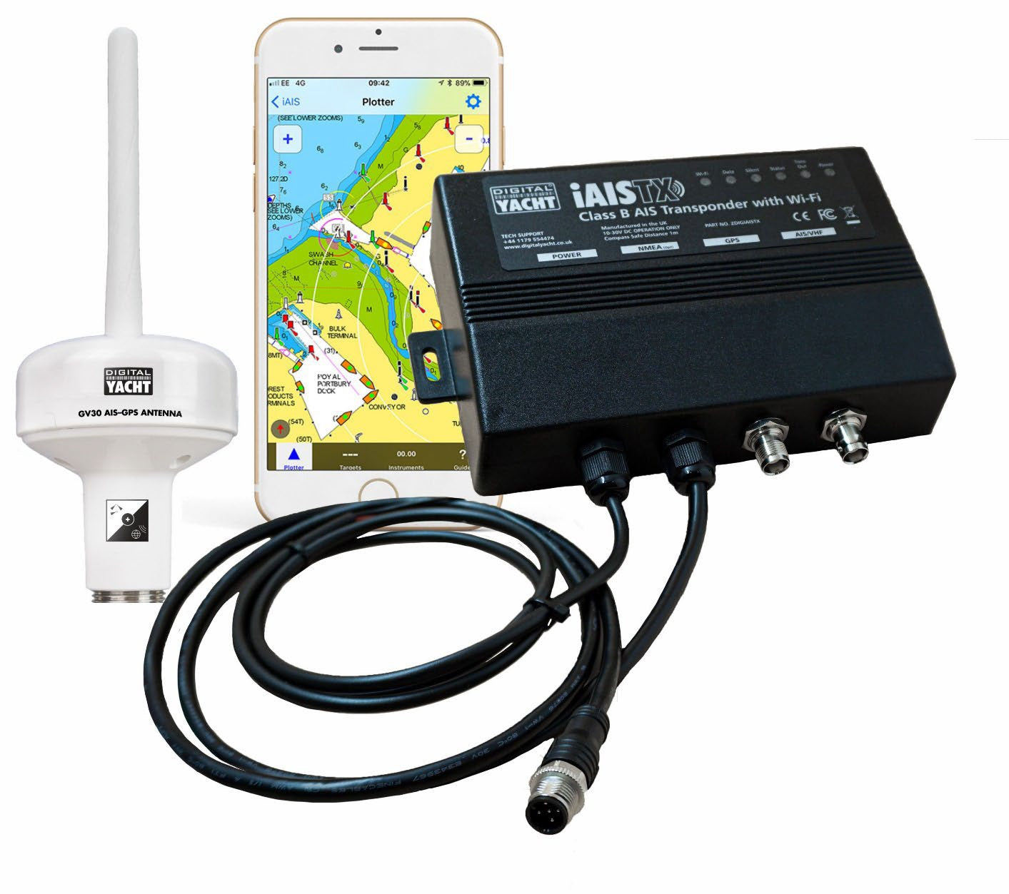 Digital Yacht ZDIGAITBUN5 IAISTXPL AIS Bundle with GV30