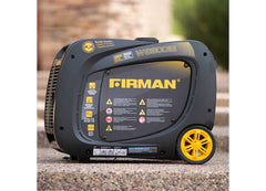 Firman W03082 Electric Start Gas Powered 3300/3000 Watt(Whisper Series)Extended Run Time Inverter Generator