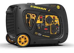 Firman W03083 Remote Start Gas Powered 3300/3000 Watt Whisper Series Extended Run Time Inverter Generator