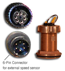 Furuno FUR235DTMSE Low Profile Bronze Thru-Hull  Depth and Temp NMEA0183 Smart Sensor
