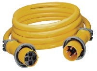 Hubbell HUBCS1004 100A 4wire 100' 125/250V Shore Cordset