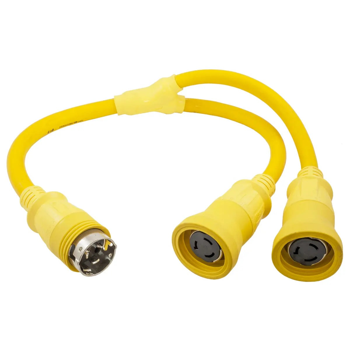 Hubbell HUBHBL64CM55 Y Adapter 2 50A 125V Cords - 50A 250V
