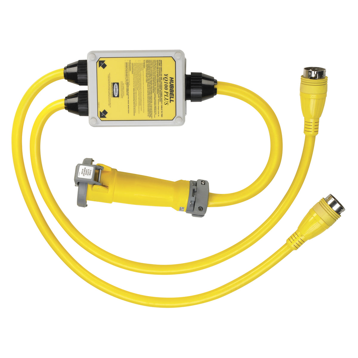 Hubbell HUBYQ100 Plus Y Adapter 100A 125/250 - 2 50A 125/250