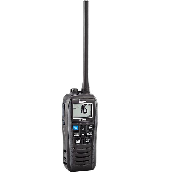 Icom ICOM25BLACK41USA Floating Handheld VHF Black 5 Watts
