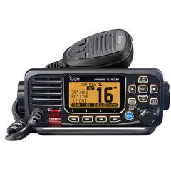 Icom ICOM330GBLACK Black VHF With GPS