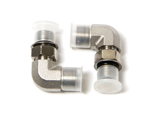 Dometic HF6004 Hydraulic 90° Elbow Fittings, Aluminum, 3/8" Tube, 2/Kit