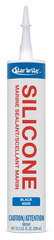 Star brite Silicone Sealant, Black 10.3 oz. (300 ml.) 082123