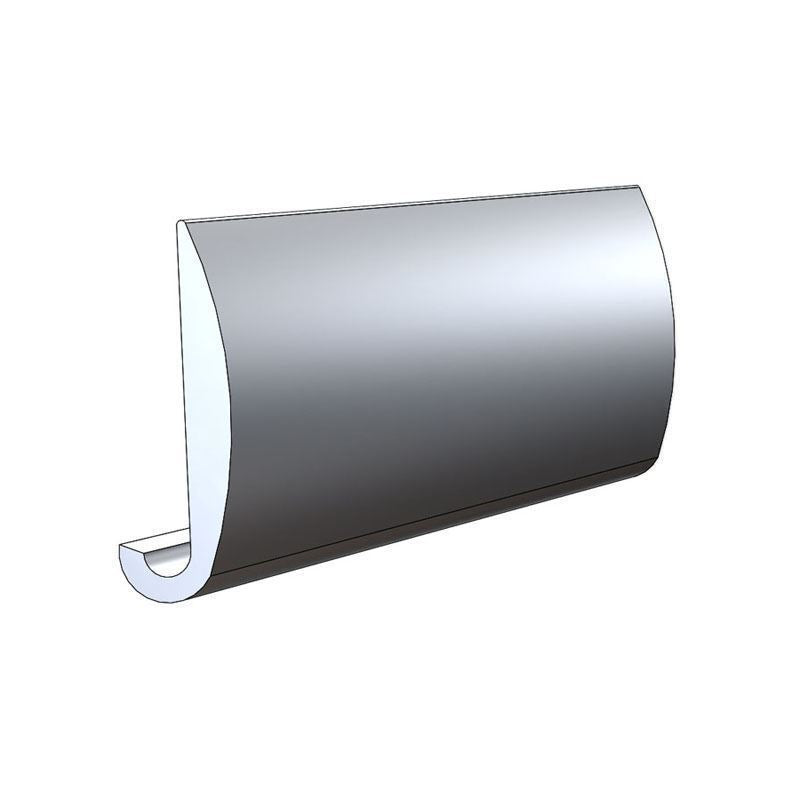 Taco Aluminum Rub Rail Overlap 1" x12' A110152TAL