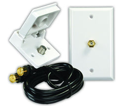 JR Products 47815 Polar White RV Interior/Exterior TV Installation Kit