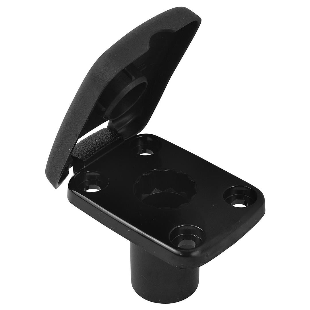 Attwood Rod Holder Flush Mount Black 50227