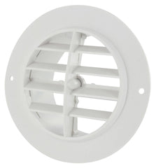 Valterra A103335VP 4" Heating & A/C Dampered Register, White