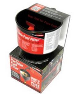 Portable Fuel Filter funnel, Conductive, 3.9 GPM F3C