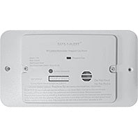 Safe-T-Alert 25742WTTR 25 Series - Dual Propane/LP And Carbon Monoxide Alarm w/Trim Ring, White