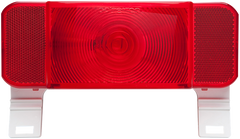 Optronics RVST61P Low Profile RV Combination Tail Light, White Driver Side w/license illuminator