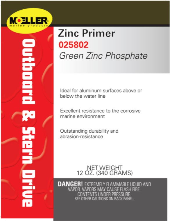Moeller Primer, Zinc Phosphate, Green 025802