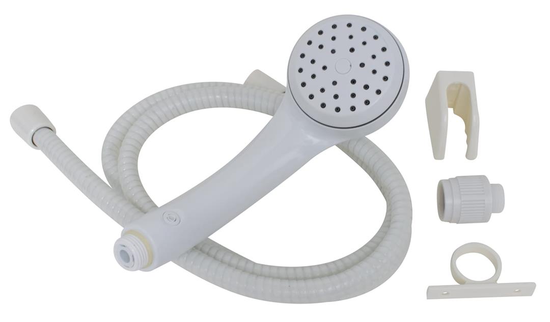 Valterra Phoenix Airfusion Hand Held RV Camping Outdoor 60" Shower Hose & Bracket Kit PF276050