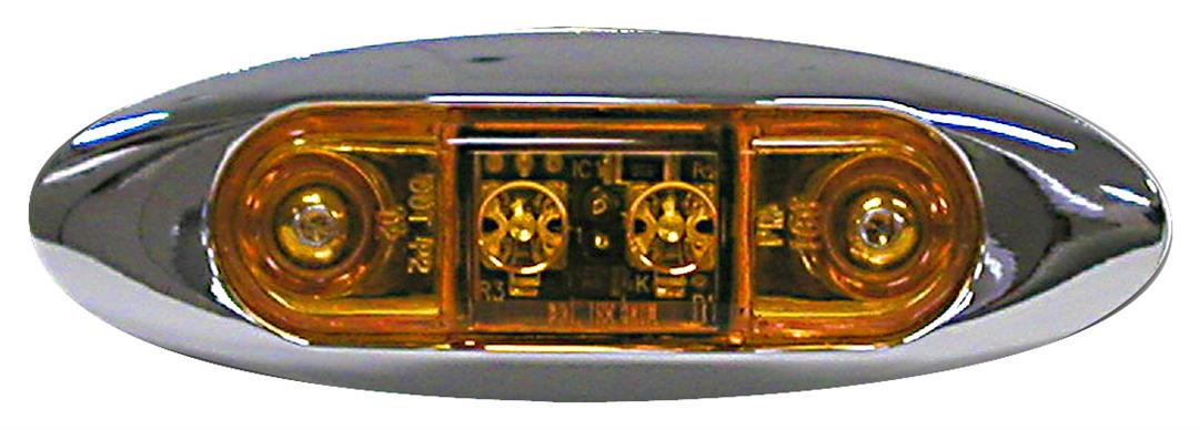 Anderson LED Clearance/Side Marker Light Kit With Chrome Bezel V168XA