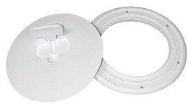 T-H Marine Quick Release Deck Plate 6" Diameter, Polar White DPCAM62DP