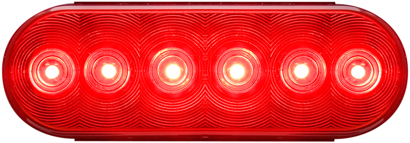 Optronics STL12RBP Fleet Count Waterproof LED Oval Stop & Turn Tail Light