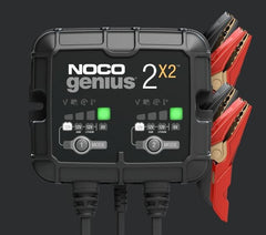 Noco GENIUS2X2 Multi-Bank Battery Charger & Maintainer, 4 Amps/2 Banks