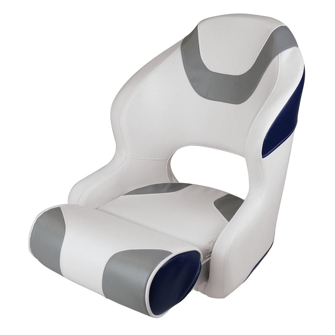 Wise Baja Series Bucket Seat w/Bolster, Brite White / Grey / Round Midnight 33151773