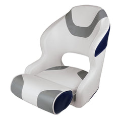 Wise Baja Series Bucket Seat w/Bolster, Brite White / Grey / Round Midnight 33151773